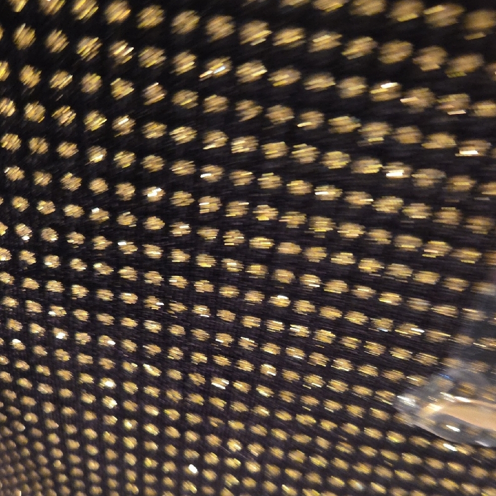 Juicy Couture NWT Black and Gold Shimmer Cosmetic Bag - Picture 5 of 5
